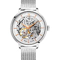 Pierre Lannier Pierre Lannier Automatic 308F628  308F628 механические женские часы серебристый циферблат, браслет нержавеющая сталь — вид спереди