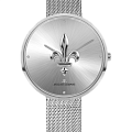 Jacques Lemans Jacques Lemans Design Collection 1-2092N  1-2092N кварцевые женские часы серебристый циферблат, браслет нержавеющая сталь — вид спереди