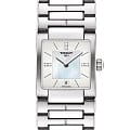 Tissot Tissot T090 T-LADY T02 T090.310.11.116.00  T0903101111600 кварцевые женские часы  белый циферблат, браслет нержавеющая сталь — вид спереди