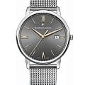 Maurice Lacroix Maurice Lacroix Eliros Date EL1118-SS002-311-1  EL1118-SS002-311-1 кварцевые мужские часы серый циферблат, браслет нержавеющая сталь — вид спереди