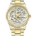 Kenneth Cole Kenneth Cole Automatic KCWLL2222407  KCWLL2222407 механические женские часы золотой циферблат, браслет сталь с ip покрытием — вид спереди