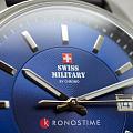 Оригинальные часы Swiss Military by Chrono Swiss Military by Chronо SM30200.12 кварцевые калибр механизма eta f06.411 общий вид