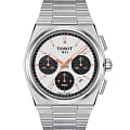 Tissot Tissot PRX Automatic Chronograph T137.427.11.011.00  T1374271101100 механические мужские часы белый циферблат, браслет нержавеющая сталь — вид спереди
