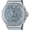 Casio Casio G-Shock GMC-B2100AD-2A Premium GMC-B2100AD-2A электронные мужские часы голубой циферблат, браслет нержавеющая сталь — вид спереди
