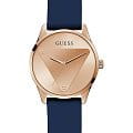 Guess Guess Trend GW0509L1  GW0509L1 кварцевые женские часы золотой циферблат, браслет каучук — вид спереди