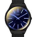 Swatch Swatch Skin Irony 42 SS07B104M  SS07B104M кварцевые мужские часы черный циферблат, браслет нержавеющая сталь с pvd-покрытием — вид спереди