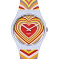 Swatch Swatch Gent Bioceramic Standard SO31S100  SO31S100 кварцевые мужские часы  цветной циферблат, браслет силикон — вид спереди