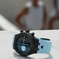 Оригинальные часы Maurice Lacroix Maurice Lacroix Aikon Automatic Chronograph Sprint AI6038-DLB01-330-4 механические калибр механизма ml112 общий вид