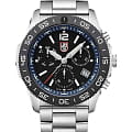 Luminox Luminox Pacific Diver Chronograph XS.3143.M  XS.3143.M кварцевые мужские часы  черный циферблат, браслет нержавеющая сталь 316l — вид спереди
