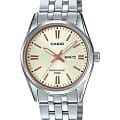Casio Casio Collection LTP-1335D-9A  LTP-1335D-9A кварцевые женские часы зеленый циферблат, браслет нержавеющая сталь — вид спереди