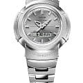 Casio Casio G-Shock AWM-500D-1A8DR (AWM-500D-1A8) электронные мужские часы часы крупный план серебристый циферблата