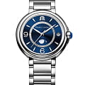 Maurice Lacroix Maurice Lacroix FIABA Date FA1084-SS002-420-1  FA1084-SS002-420-1 кварцевые женские часы синий циферблат, браслет нержавеющая сталь — вид спереди