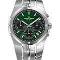 Jacques Lemans Jacques Lemans 1-2183D  1-2183D кварцевые женские часы зеленый циферблат, браслет нержавеющая сталь — вид спереди