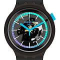 Swatch Swatch Big Bold Swatch Pay! SO27B120-5300  SO27B120-5300 кварцевые мужские часы цветной циферблат, браслет силикон — вид спереди