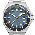 Spinnaker Spinnaker Dumas SP-5081-DD  SP-5081-DD механические мужские часы синий циферблат, браслет нержавеющая сталь — вид спереди
