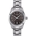 Tissot Tissot PR 100 Lady Small T101.010.11.061.00 PR 100 T1010101106100 кварцевые женские часы серый циферблат, браслет нержавеющая сталь — вид спереди