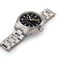 Hamilton Hamilton Khaki Field Mechanical Power Reserve 40mm H69509130, khaki field швейцария мужские часы на браслете нержавеющая сталь боковой вид