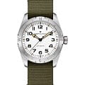 Hamilton Hamilton Khaki Field Mechanical H70225910  H70225910 механические женские часы белый циферблат, браслет тканевый — вид спереди