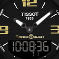 Tissot Tissot T-Race Touch T081.420.17.057.00, t-sport швейцария мужские часы на браслете силикон боковой вид