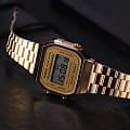 Casio Casio A-168WG-9 япония наручные мужские часы заводная головка с логотипом Casio