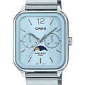 Casio Casio Collection MTP-M305D-2A  MTP-M305D-2A кварцевые мужские часы голубой циферблат, браслет нержавеющая сталь — вид спереди