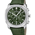 Candino Candino Chronos Carree C4747/3  C4747/3 кварцевые мужские часы  зеленый циферблат, браслет кожаный — вид спереди