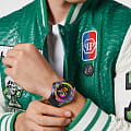 Philipp Plein Philipp Plein The Skull Carbon Fiber PWAAA2123 , наручные мужские часы фото под углом