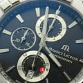Maurice Lacroix Maurice Lacroix Aikon Chronograph AI1018-SS001-330-2 кварцевые мужские часы часы крупный план черный циферблата