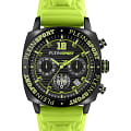 Plein Sport Plein Sport Wildcat PSGBA0923  PSGBA0923 кварцевые мужские часы черный циферблат, браслет силикон — вид спереди