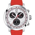 Tissot Tissot PRC 200 IIHF Swiss Edition T114.417.17.037.01 PRC 200 T1144171703701 кварцевые мужские часы белый циферблат, браслет каучук — вид спереди