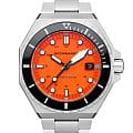 Spinnaker Spinnaker Dumas SP-5081-BB  SP-5081-BB механические мужские часы оранжевый циферблат, браслет нержавеющая сталь — вид спереди
