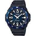 Casio Casio Illuminator MRW-S310H-2B  MRW-S310H-2B кварцевые мужские часы синий циферблат, браслет пластик — вид спереди