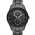 Armani Exchange Armani Exchange Dante AX1867  AX1867 кварцевые мужские часы черный циферблат, браслет сталь с ip покрытием — вид спереди
