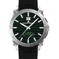 Jacques Lemans Jacques Lemans Derby 1-2202D  1-2202D кварцевые мужские часы зеленый циферблат, браслет кожаный — вид спереди
