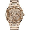 Guess Guess Dress Steel GW0558L3  GW0558L3 кварцевые женские часы золотой циферблат, браслет сталь с ip покрытием — вид спереди