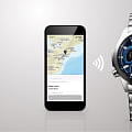 Casio Casio Edifice ECB-30D-2ADF (ECB-30D-2A), edifice япония мужские часы на браслете нержавеющая сталь боковой вид