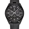 TAG Heuer TAG Heuer Carrera CAR2C90.FC6341  CAR2C90.FC6341 механические мужские часы черный циферблат, браслет кожаный — вид спереди