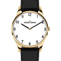 Jacques Lemans Jacques Lemans Classic 1-2123H  1-2123H кварцевые женские часы белый циферблат, браслет кожаный — вид спереди