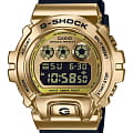 Casio Casio G-Shock GM-6900G-9 GM GM-6900G-9ER электронные мужские часы золотой циферблат, браслет полимер — вид спереди