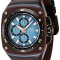 Invicta Invicta Speedway IN46106  IN46106 кварцевые мужские часы  голубой циферблат, браслет силикон — вид спереди