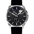 Jacques Lemans Jacques Lemans Derby 1-2199B  1-2199B кварцевые мужские часы черный циферблат, браслет кожаный — вид спереди