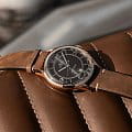 Mido Mido Multifort Patrimony M040.407.36.060.00 механические мужские часы часы крупный план черный циферблата