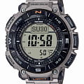 Casio Casio Pro Trek PRG-340T-7ER PRG PRG-340T-7E электронные мужские часы  циферблат, браслет титановый — вид спереди