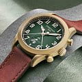 Certina Certina DS Pilot C024.617.36.092.00 мужские часы зеленый циферблат на запястье