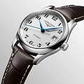 Longines Longines Master Collection L2.357.4.78.3 механические женские часы часы крупный план серебристый циферблата