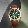 Certina Certina DS Pilot C024.617.36.092.00 кварцевые мужские часы часы, крупный план зеленый циферблат