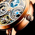 Stuhrling Stuhrling Luciano 371B.04,  сша мужские часы на браслете нержавеющая сталь с pvd-покрытием боковой вид