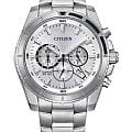 Citizen Citizen Chronograph AN8200-50A  AN8200-50A кварцевые мужские часы серебристый циферблат, браслет нержавеющая сталь — вид спереди
