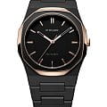D1 Milano D1 Milano Polycarbon PCBJ35  PCBJ35 кварцевые мужские часы черный циферблат, браслет пластик — вид спереди