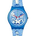 Swatch Swatch Gent Biosourced Standart SO28Z126  SO28Z126 кварцевые женские часы синий циферблат, браслет силикон — вид спереди